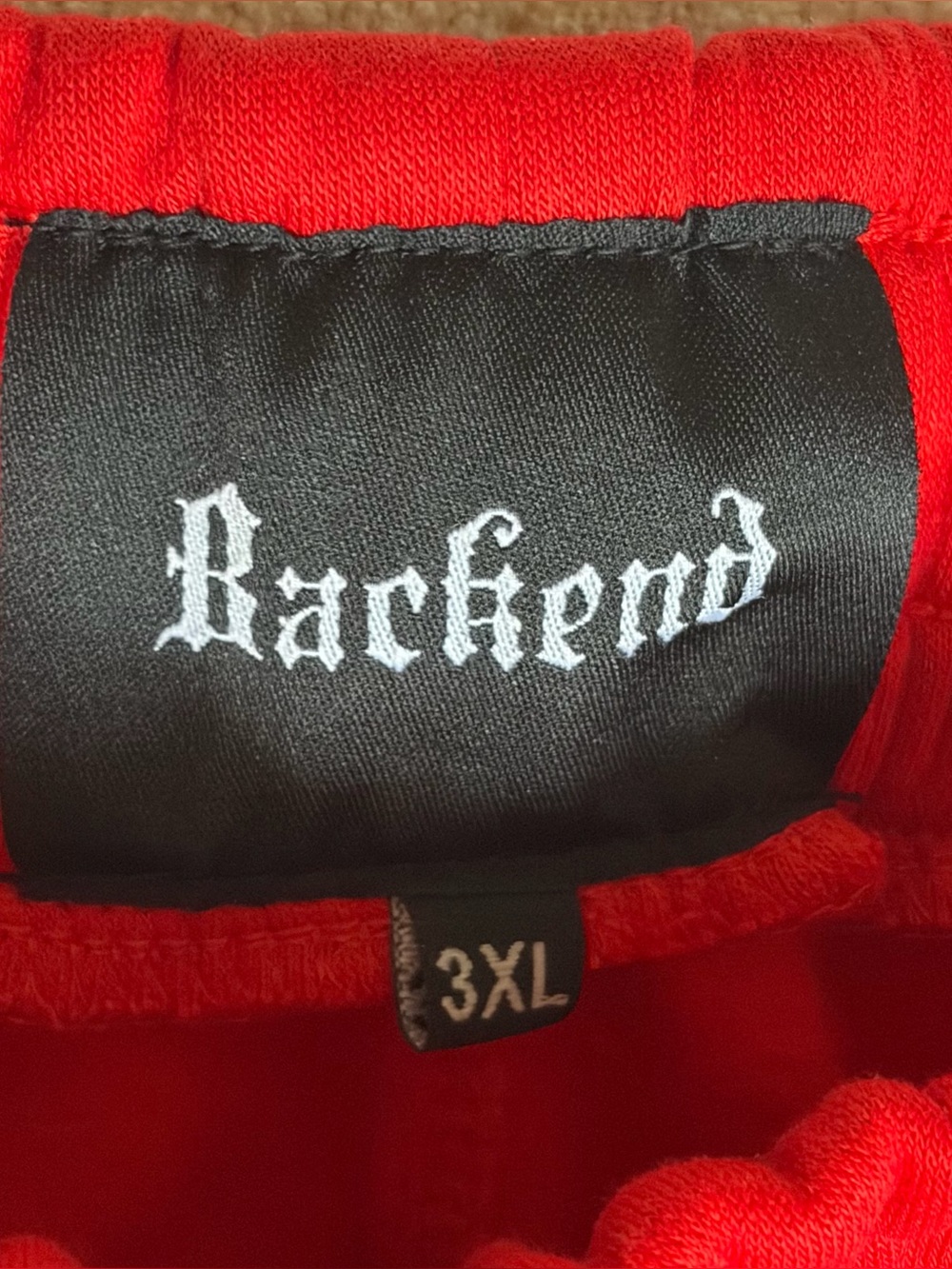 Backend Original Red Racing Team Athletic Cargo Shorts for Men - Picture 5 of 11